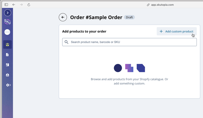 Add custom product-1